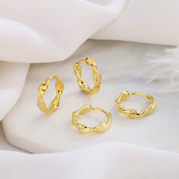 Silvera 飾品 莫比烏斯耳環 純銀999