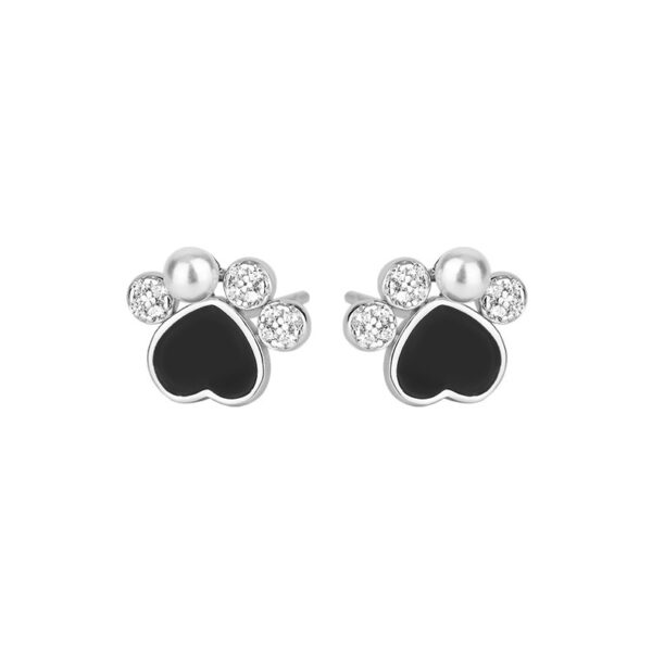 Silvera 飾品 貓爪俏皮耳釘 純銀999