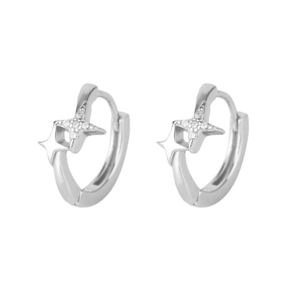Silvera 飾品 星光閃耀耳環 純銀999